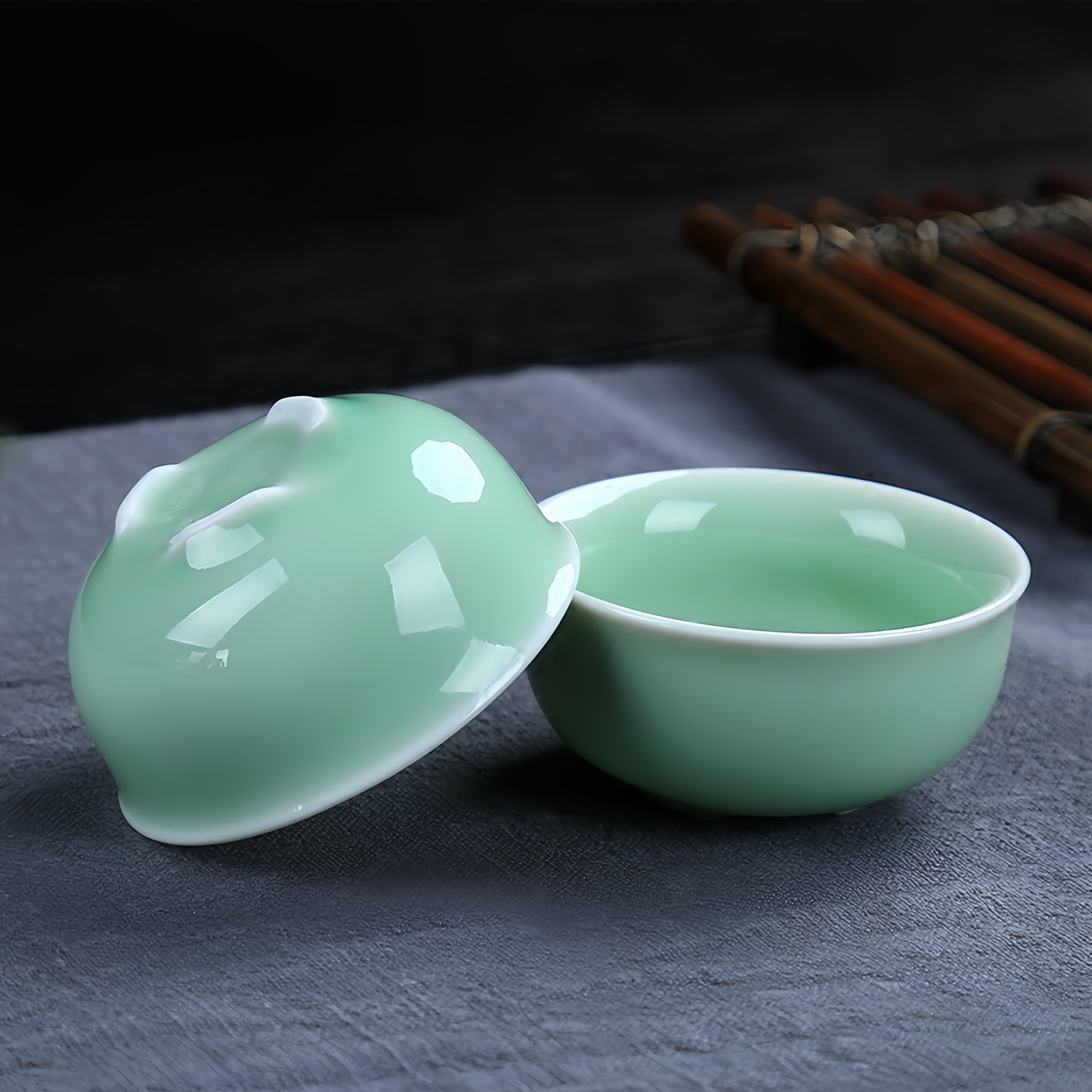 Set001. Lucky Koi teacup set